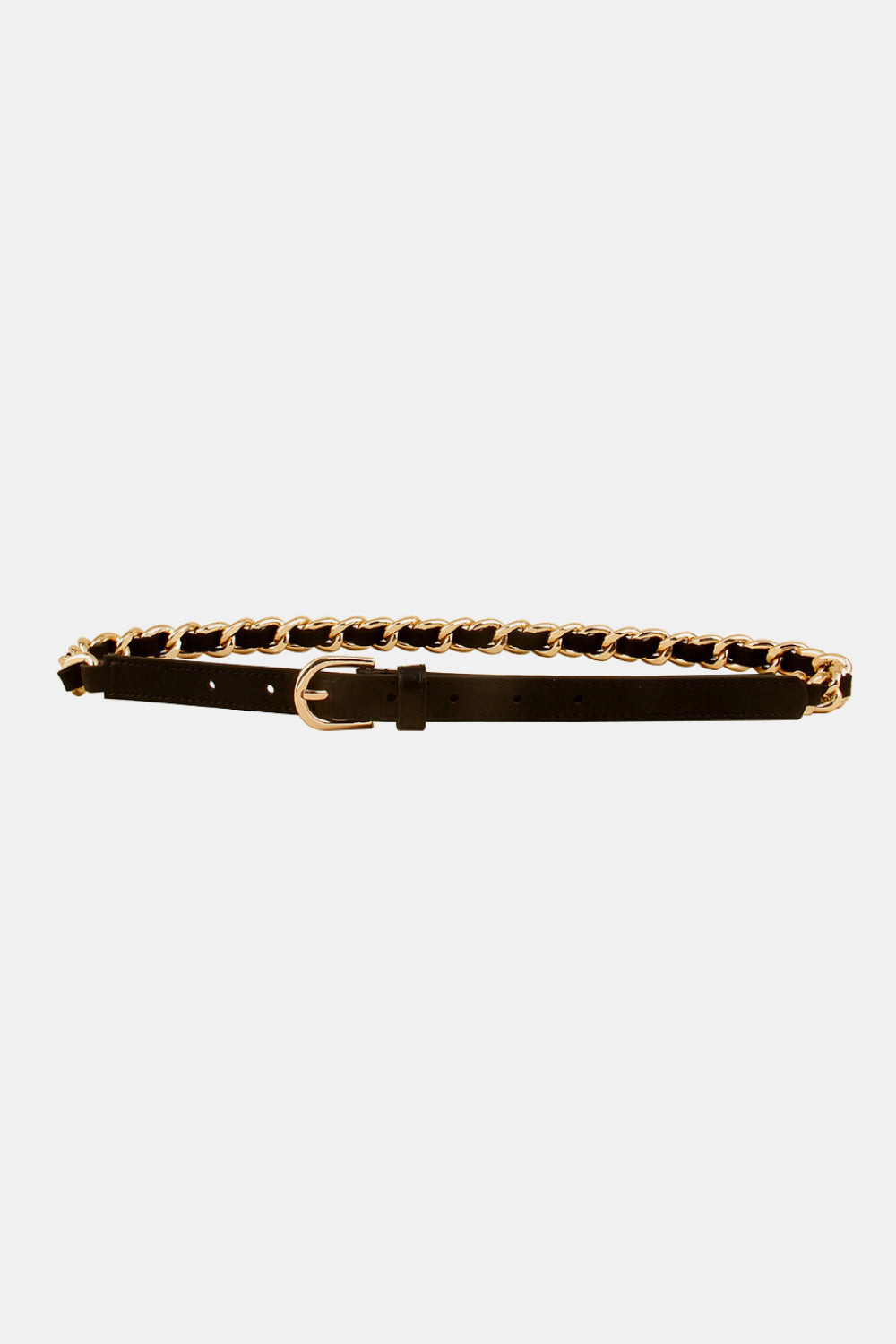 PU Chain Skinny Belt Carauana Store