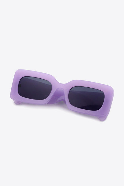 Polycarbonate Frame Rectangle Sunglasses