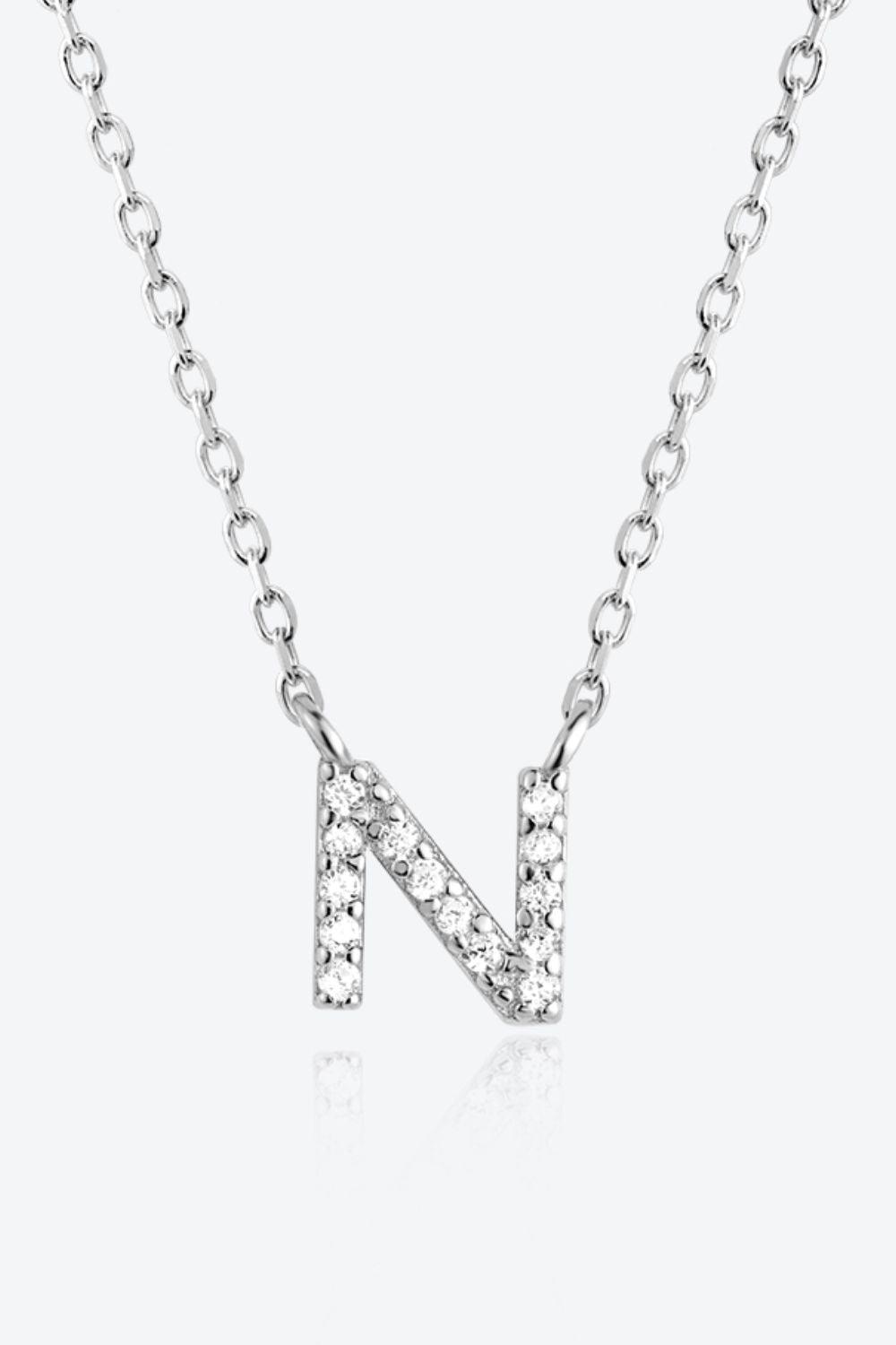 L To P Zircon 925 Sterling Silver Necklace