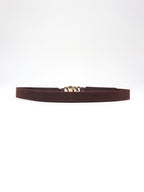 Zinc Alloy Buckle Elastic PU Belt Carauana Store