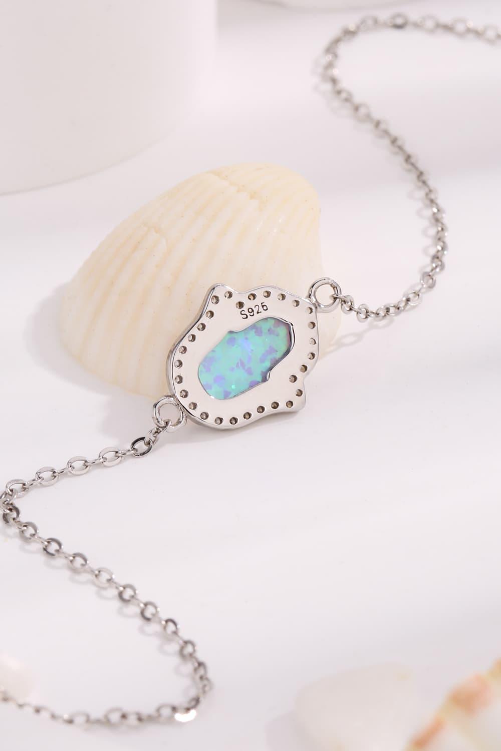 Opal 925 Sterling Silver Bracelet