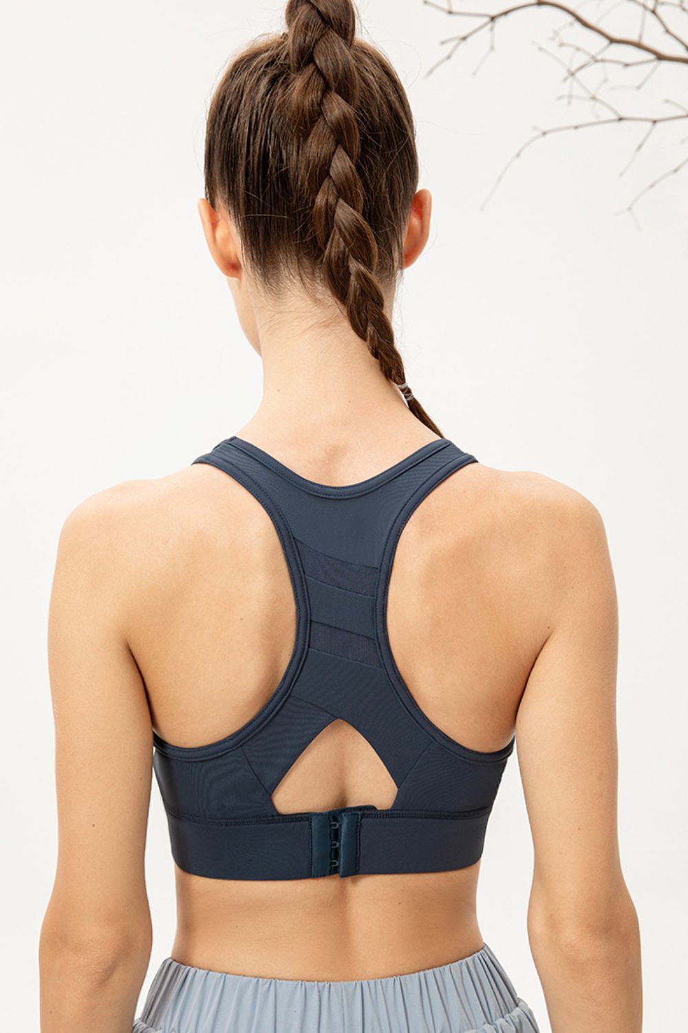 Scoop Neck Long Sports Bra Carauana Store