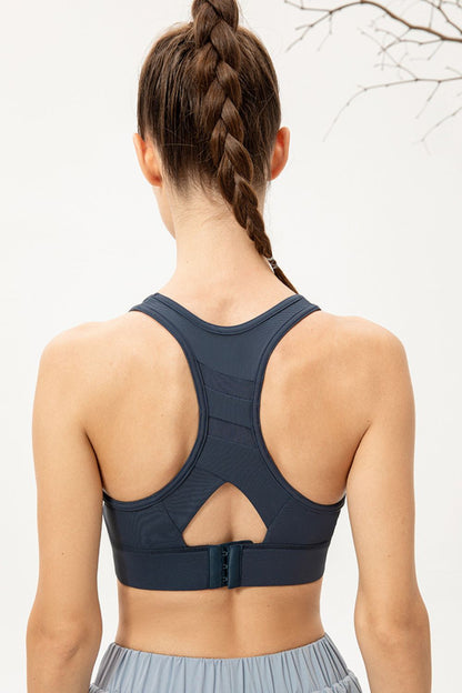Scoop Neck Long Sports Bra Carauana Store