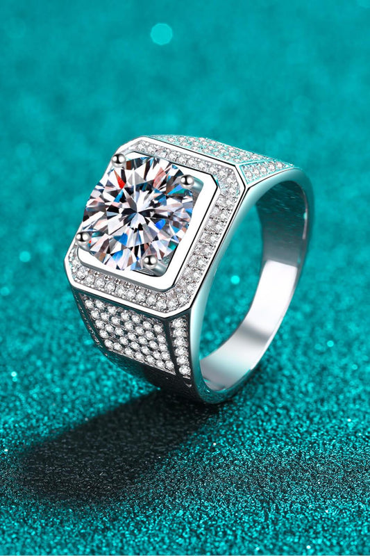 Bring It Home 925 Sterling Silver Moissanite Ring Carauana Store