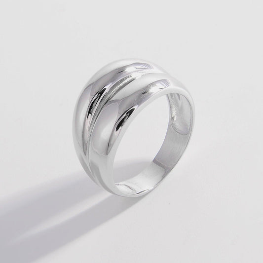 925 Sterling Silver Bulging Ring Carauana Store