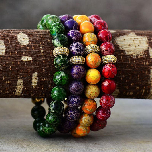 Natural Stone Beaded Bracelet Carauana Store