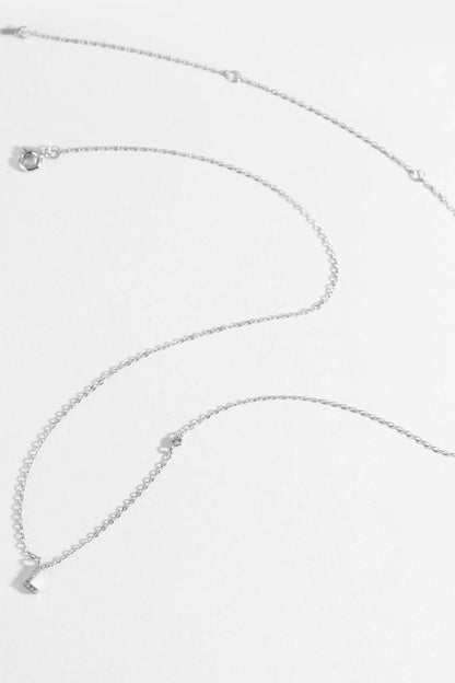 L To P Zircon 925 Sterling Silver Necklace