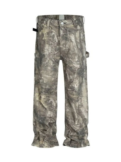Men's Twig Camouflage Distressed Jeans Carauana Store