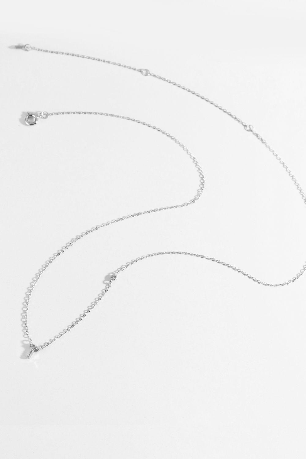 Q To U Zircon 925 Sterling Silver Necklace