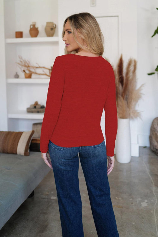 FAM-FAM Button Up Long Sleeve Cardigan Carauana Store