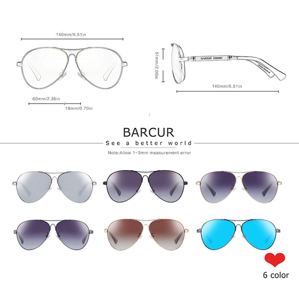 BARCUR Design Titanium Alloy Polarized