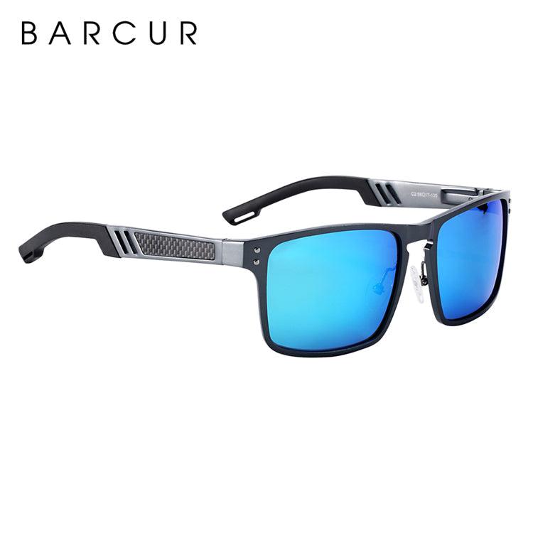 BARCUR Hot Black Goggle Male Sunglasses UV400