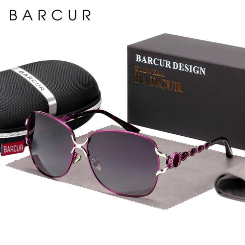 BARCUR Luxury Polarized Sunglasses Gradient Lens UV400 Protection