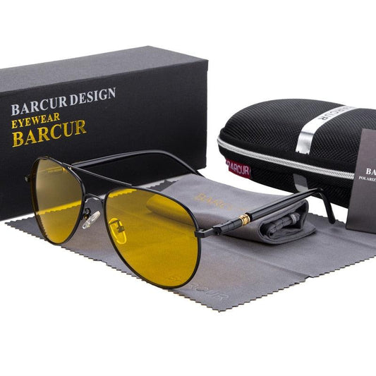 BARCUR Night Vision Sunglasses Polarized Anti-glare Carauana Store