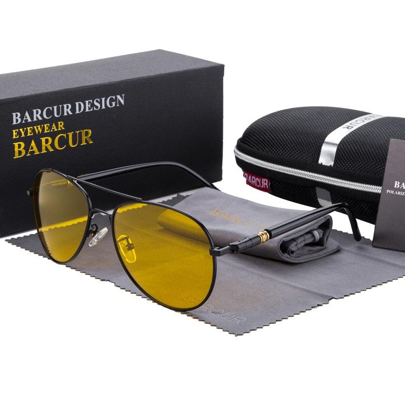 BARCUR Night Vision Sunglasses Polarized Anti-glare