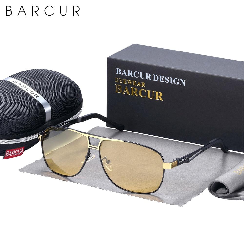 BARCUR Pilot Night View Sunglasses Polarized