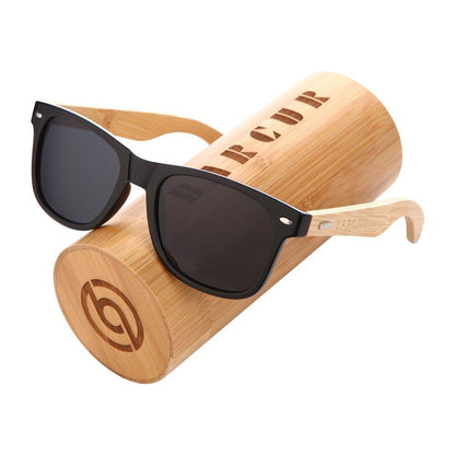 BARCUR Polarized Glasses Bamboo Wood