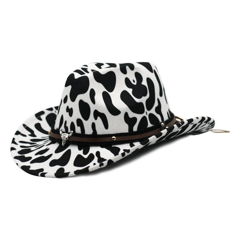 Cowboy hat monochrome felt Men and Women