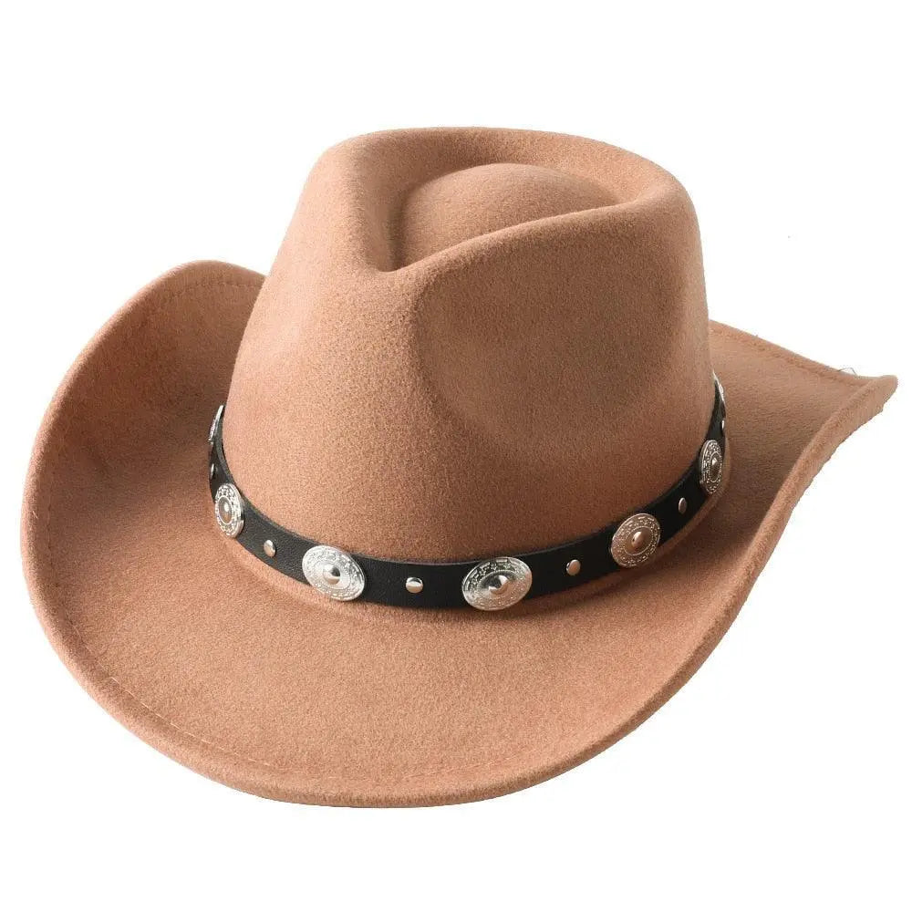 Cowboy hat monochrome felt Men and Women