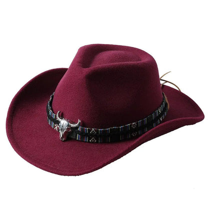 Cowboy hat monochrome felt Men and Women