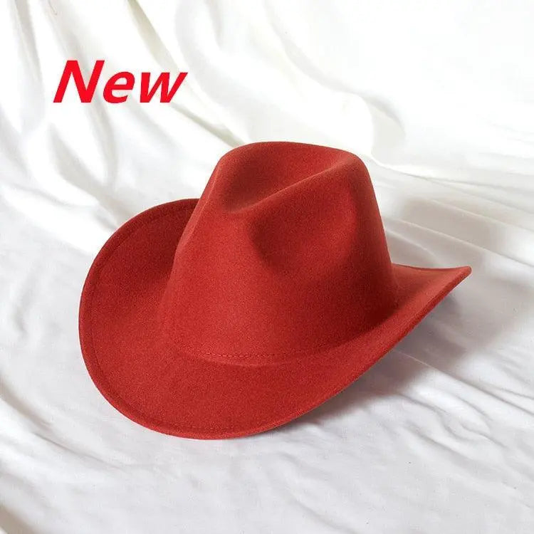 Cowboy hat monochrome felt Men and Women