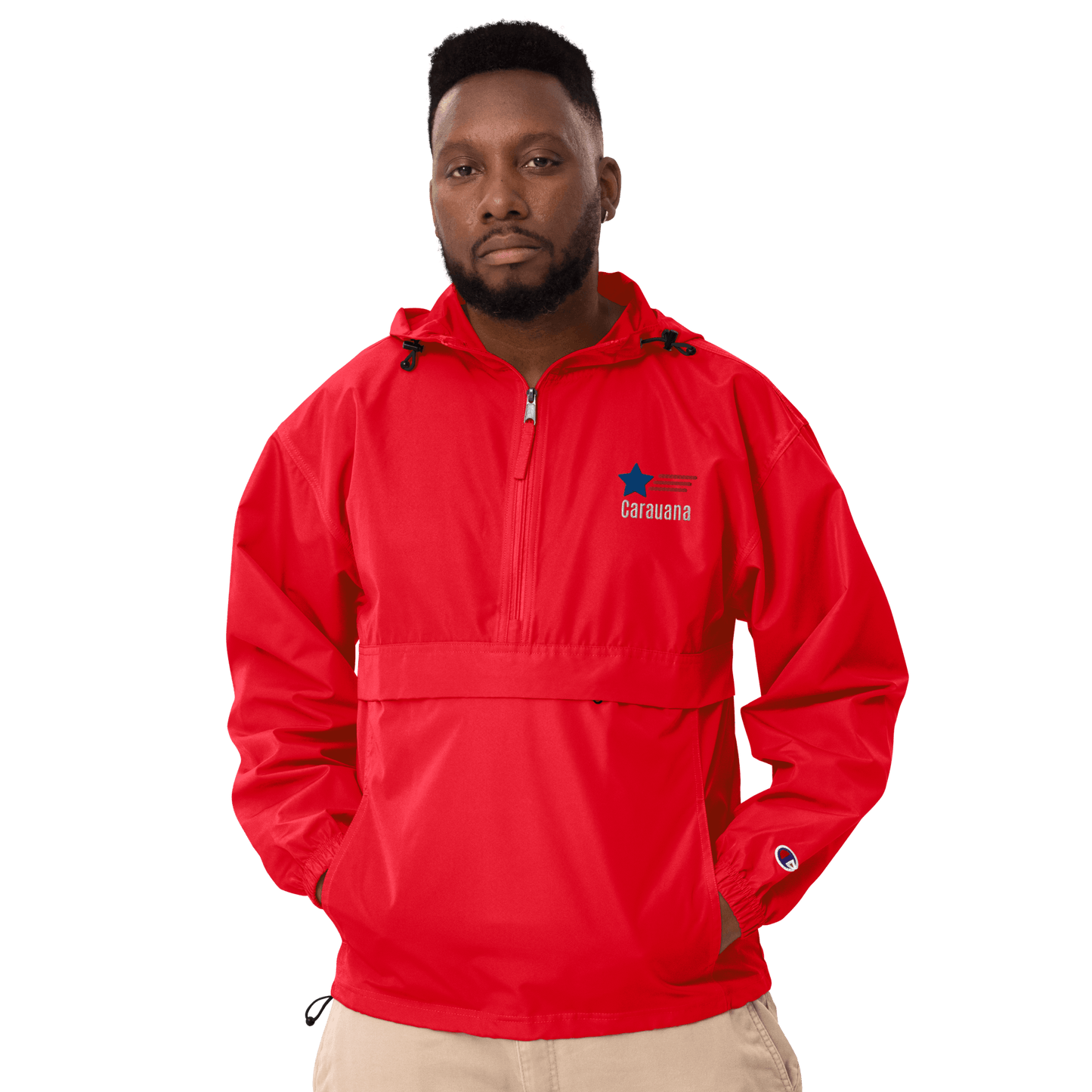 Embroidered Champion Packable Jacket