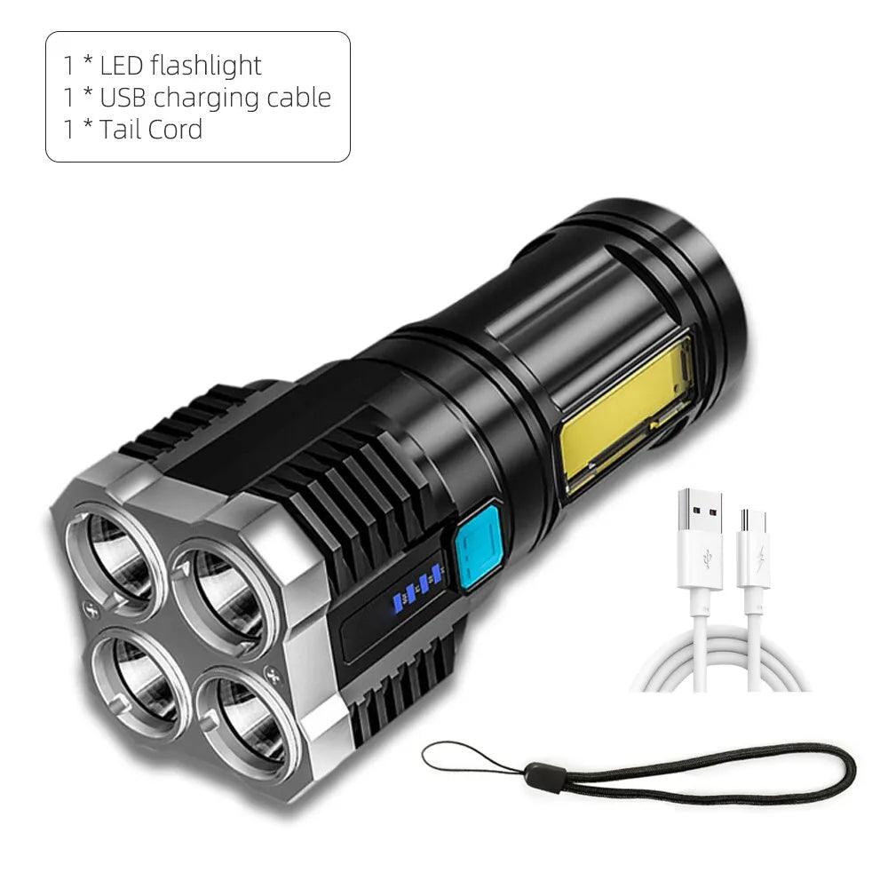 High-Performance LED Flashlight S-422 | Adventure, Camping, Hiking