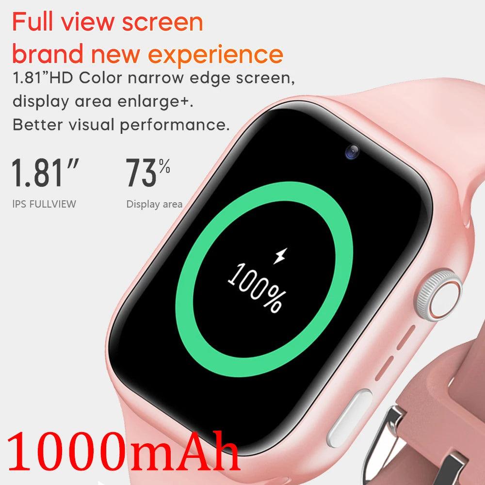 LEMFO Smartwatch with Sim Card 4G SOS WiFi GPS Location Camera Video Call smart watch 1000mAh kids