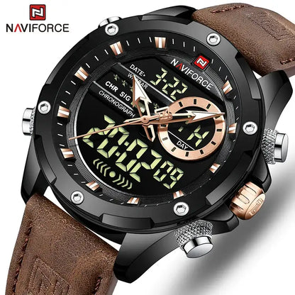 NAVIFORCE Military Watch – Dual Display Sport Watch CaRaUaNa Fashion