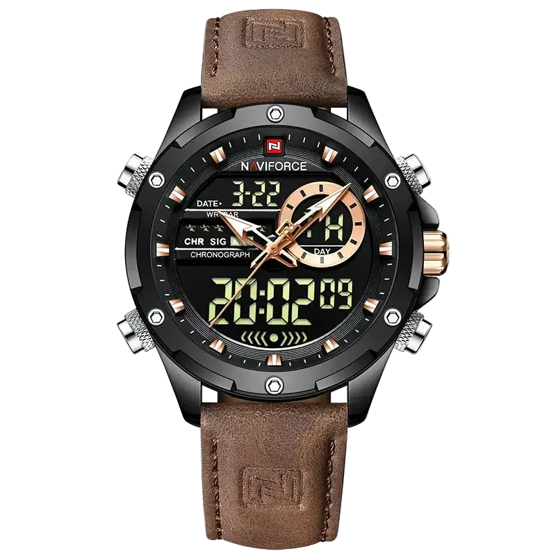 NAVIFORCE Military Watch – Dual Display Sport Watch CaRaUaNa Fashion
