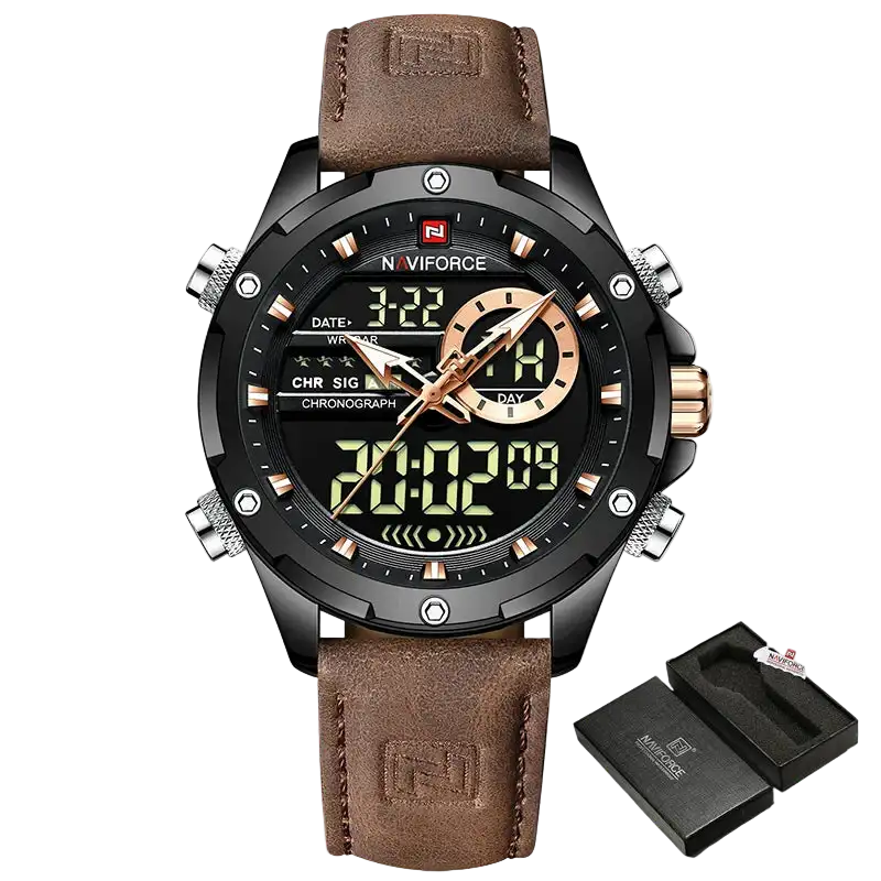 NAVIFORCE Military Watch – Dual Display Sport Watch CaRaUaNa Fashion