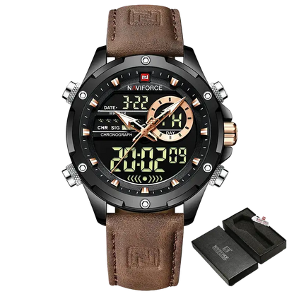 NAVIFORCE Military Watch – Dual Display Sport Watch CaRaUaNa Fashion