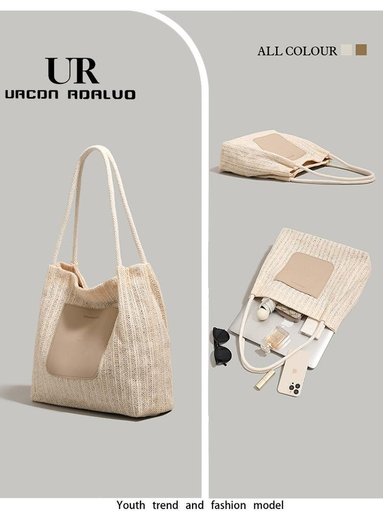 Beach-Ready Fashion: Ur Simple Straw Bag – Your Vacation Essential