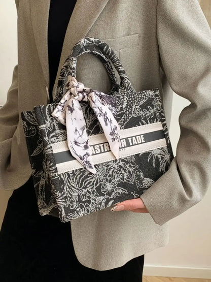 CaRaUaNa Embroidered Tote Bag – Large Capacity Bags👜 CaRaUaNa Fashion