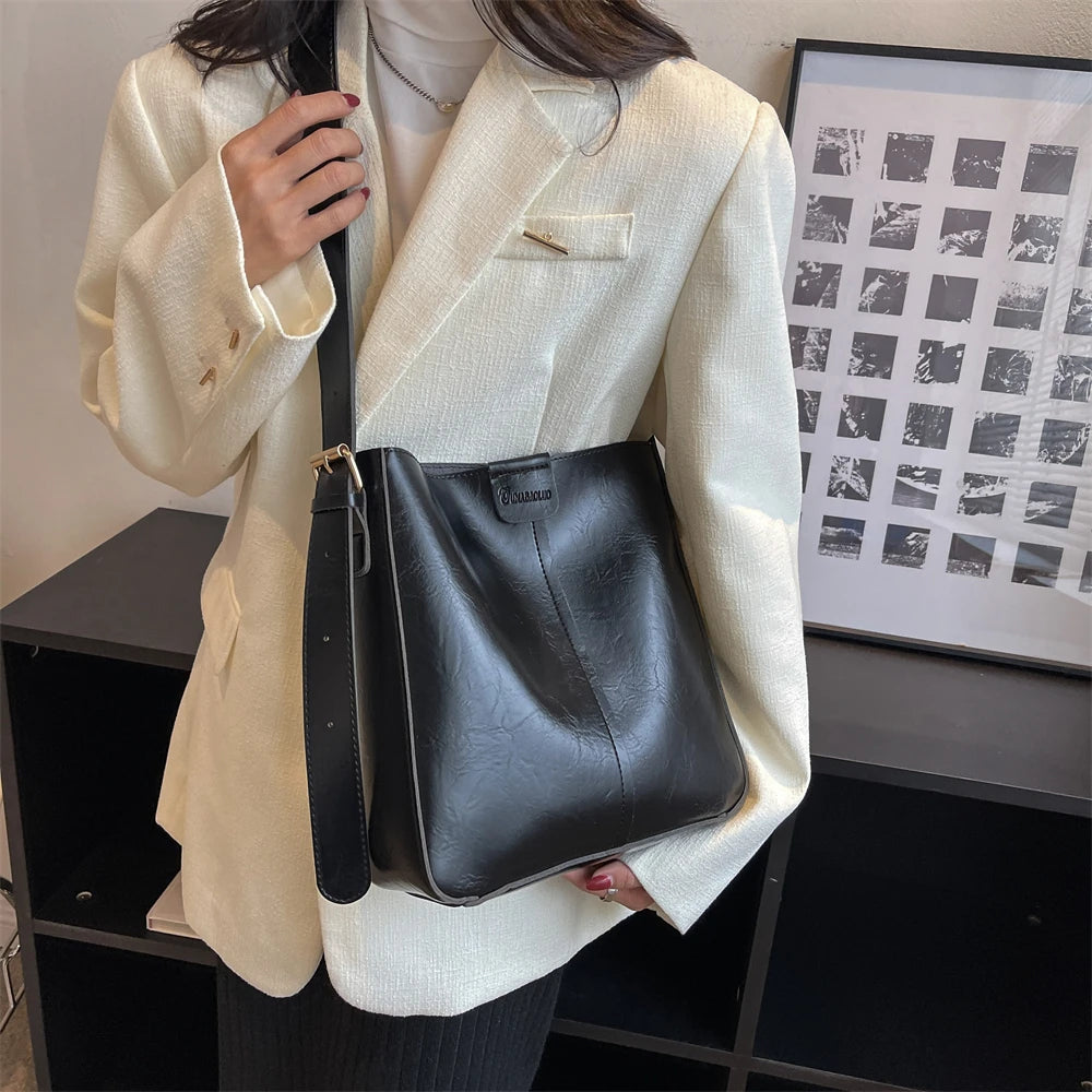 MOODS Retro Shoulder Tote Bag Set For Women