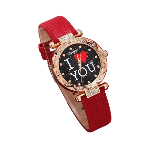 SHAARMS 5-Piece Women’s Watch Set – “I ♥️ You”