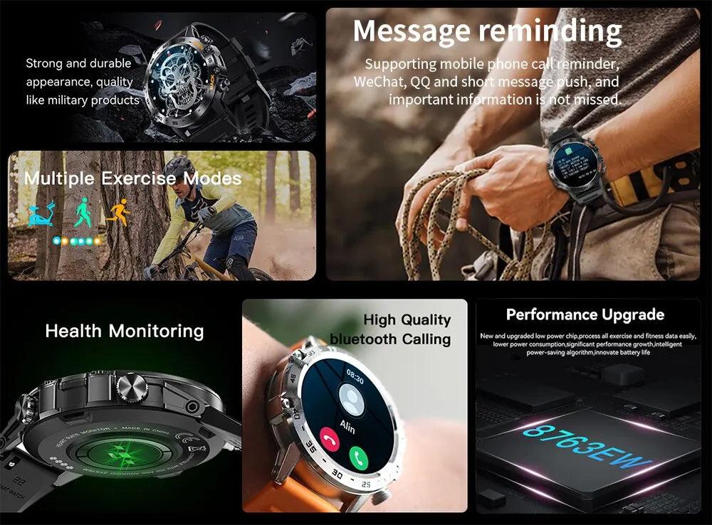 Xiaomi Bluetooth Call Smart Watch Men Outdoor Sports Smartwatch for Android IOS Phone