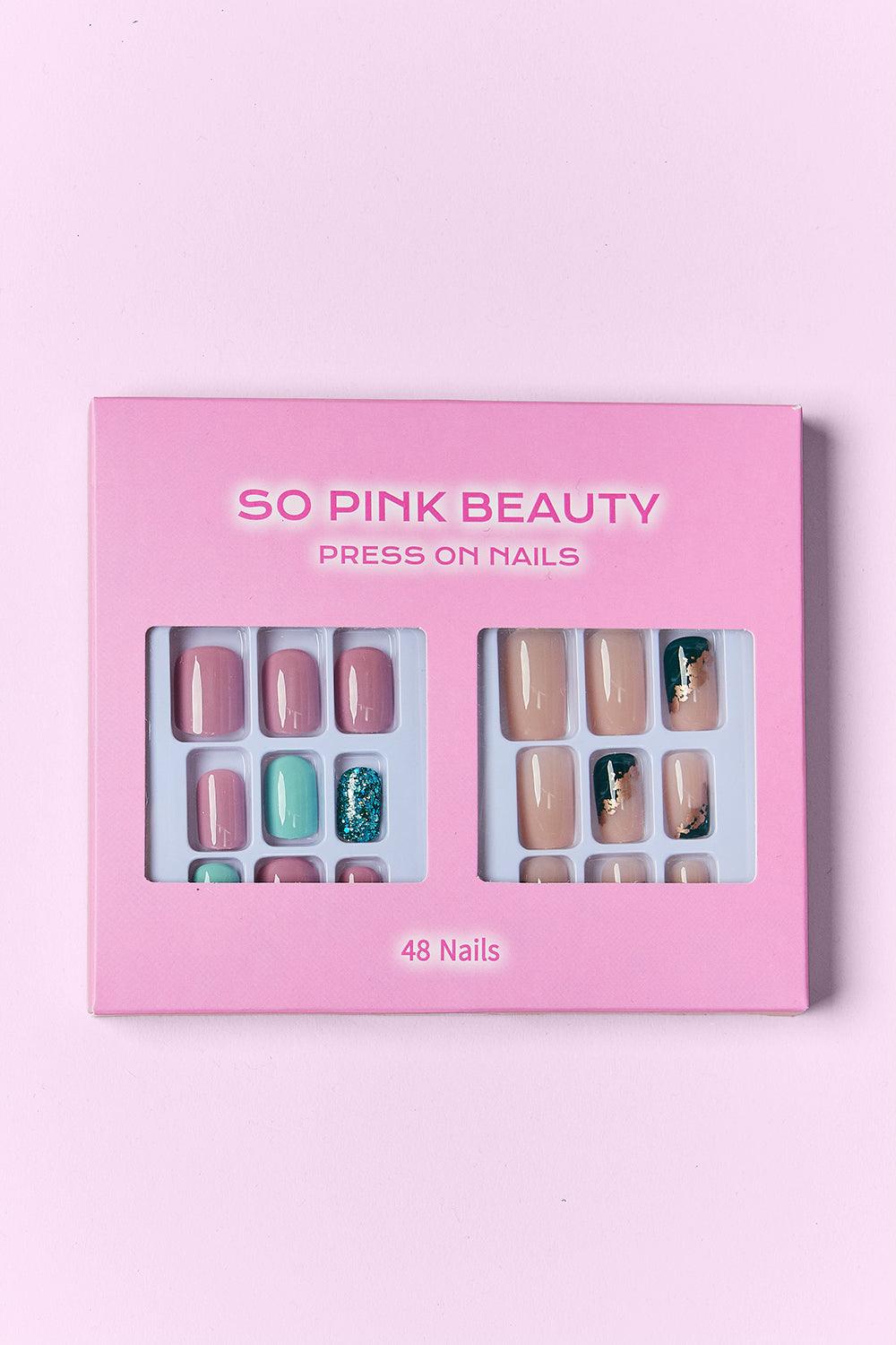 SO PINK BEAUTY Press On Nails 2 Packs