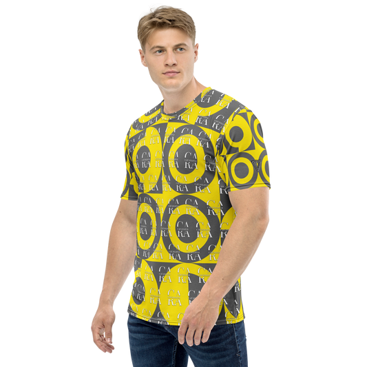 CaRaUaNa Men's t-shirt Grey Yellow Carauana Store