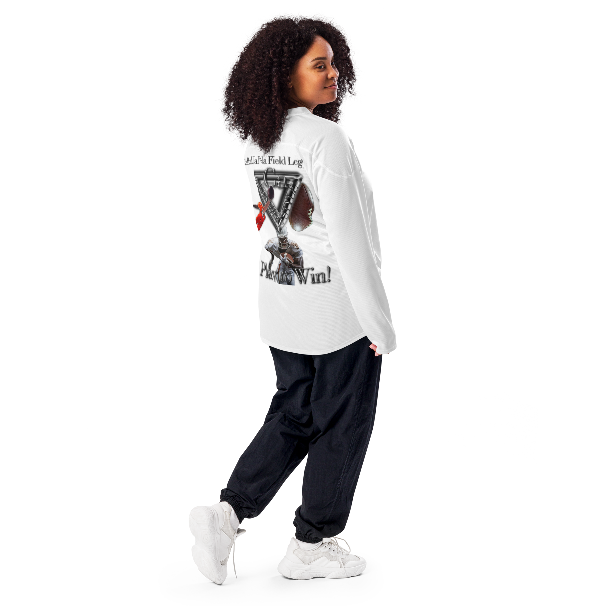 🏈 Sweatshirt CaRaUaNa american football white Carauana Store