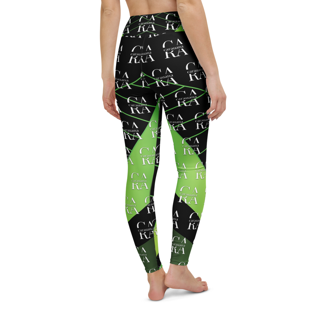 CaRaUaNa Leggings SPORT black Green Carauana Store