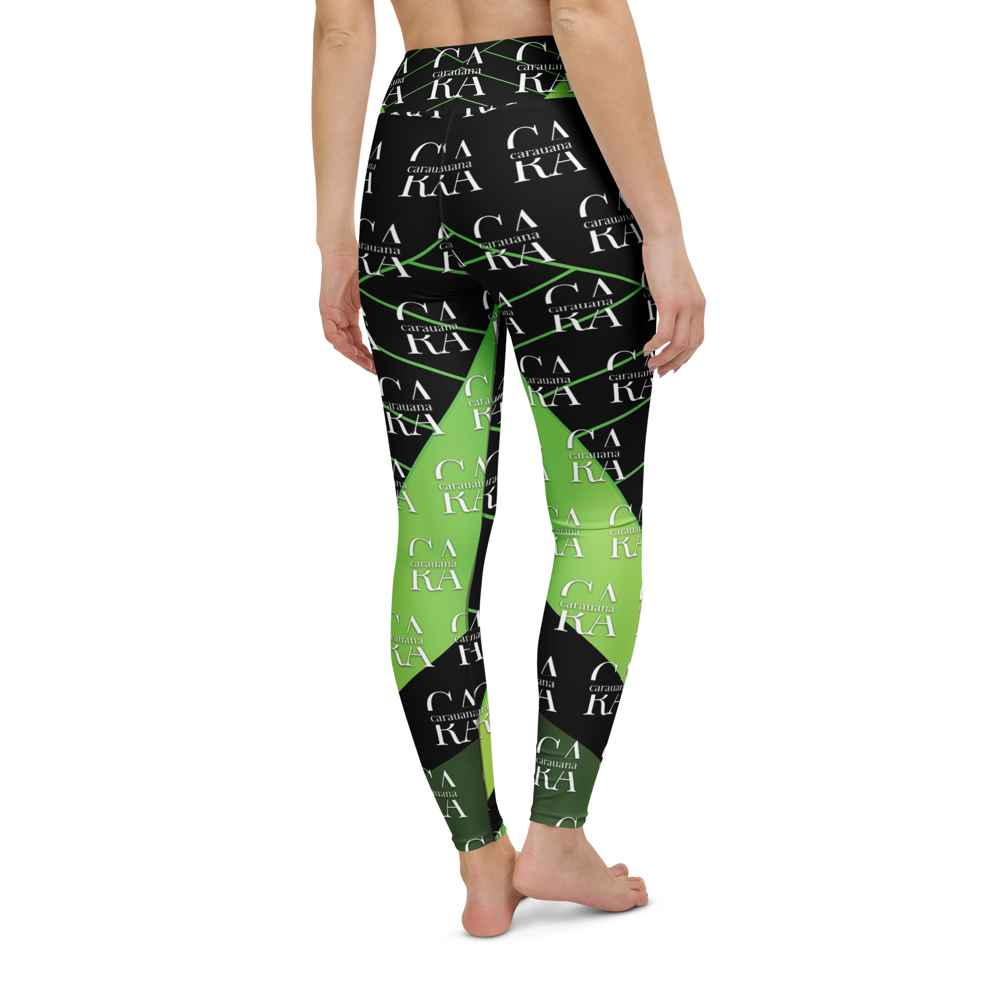 CaRaUaNa Leggings SPORT black Green Carauana Store