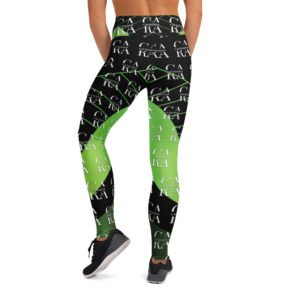 CaRaUaNa Leggings SPORT black Green Carauana Store