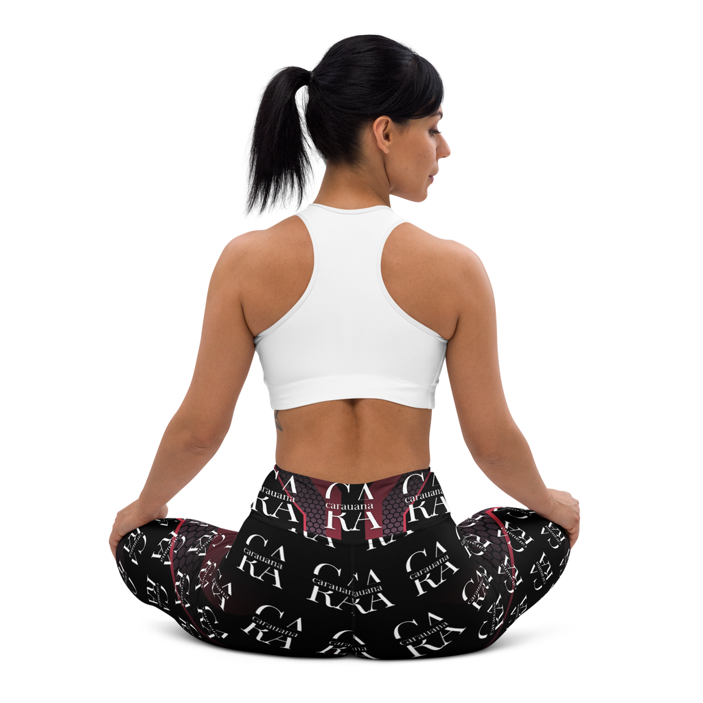 CaRaUaNa Leggings SPORT black Pink Carauana Store