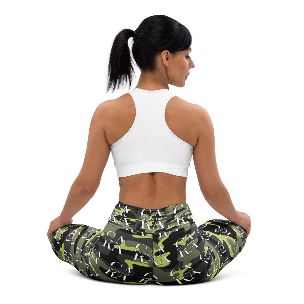 CaRaUaNa Leggings SPORT Green ARMY Carauana Store