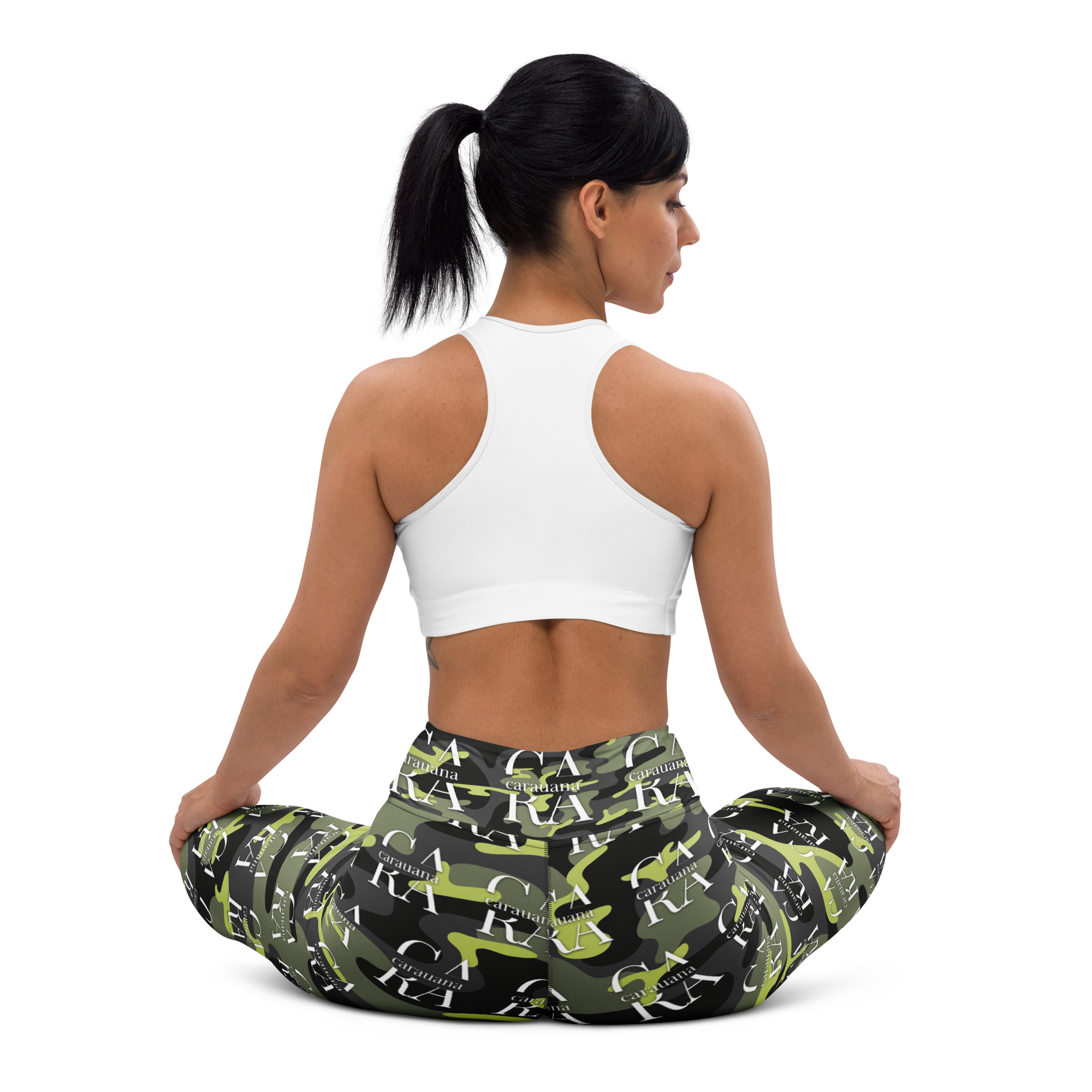 CaRaUaNa Leggings SPORT Green ARMY Carauana Store