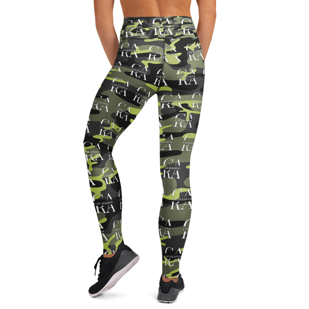 CaRaUaNa Leggings SPORT Green ARMY Carauana Store