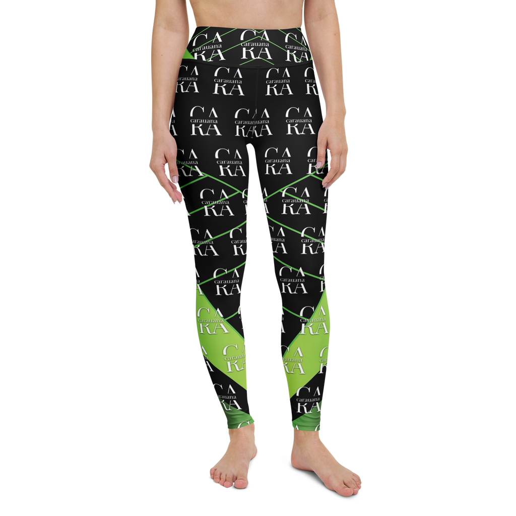CaRaUaNa Leggings SPORT black Green Carauana Store