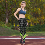 CaRaUaNa Leggings SPORT black Green Carauana Store