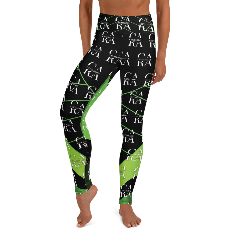 CaRaUaNa Leggings SPORT black Green Carauana Store